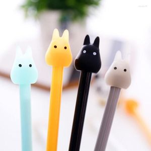 2PC Creative Chinchilla Gel Pen Kawaii Black Signature Akcesoria Office School Materiały