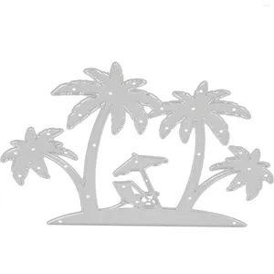 Storage Bottles Po Kids DIY Template Cutting Die Metal Cuts Beach Theme Child Style Accessory Coconut Tree