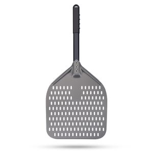 Baking Pastry Tools Perforated Pizza Shovel Made of Hard Anodised Aluminium 12 Inch-14inch Pizza Peel with Non-Slip Handle Bread Shovel 230625