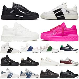 Valentino Garavani UM ESTUDO Baixo VL7N Tênis Open Skate Sapatos Casuais Homens Mulheres Vestido Sapato de couro low-top couro dhgate sports trainers