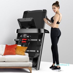 2023 Folding HD Color Screen Electric Preadmill Multifunktionell träningsutrustning Kör Träning inomhussport för hus löpband