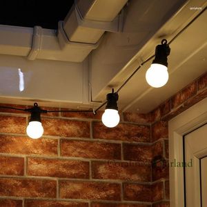 Strings 23M 25LED Globe Bulb String Lights IP65 Waterproof Connectable For Outdoor Valentine Christmas Holiday Garland Cafe Decoration