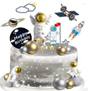 Świąteczne zapasy Temat Kosmerz dekoracje ciasto planeta rakieta metalowa kulka