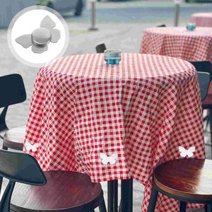 Table Cloth 4 PCS Magnetic Tablecloth Pendant Fixing Banner Fixator Pendants Stainless Steel