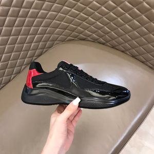 2023 Casual Runner Sports Shoes && America Cup Low Top Sneakers Shoes Men Rubber Sole Fabric Patent Leather Men's Lace Up Outdoor Running Shoes