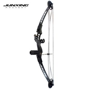 Bow Arrow Junxing M183 30-40 lbs Archery Compound Bow Kit Ta bort bågen från höger hand för jaktskytte och fiske tillbehör hkd230626