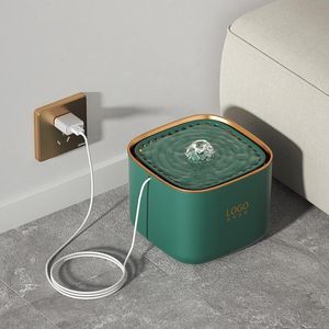 Forniture 3l Distributore automatico di acqua potabile per animali domestici Ciotole Fontana per gatti Distributore di acqua per cani Filtro Bevitore per gatti Alimentato tramite USB