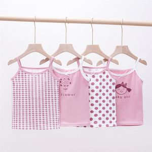 Vest Soft Treatment Comfortable Breathable Girls Vest Middle Kids Cotton Camisole Clothing Children Crop Top 230625