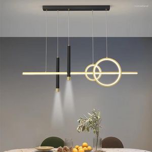 Pendellampor nordiska heminredning LED -lampor matbord kök vardagsrum el restaurang kaffesal studierum inomhusbelysning
