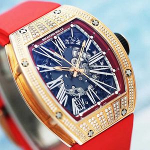 Automatic Watch Richrd Mileres Watches Sport Wristwatches New Luxury Wrist Watches Mens Series RM023 18k Gold Original Diamond Fashion Wris XY15V