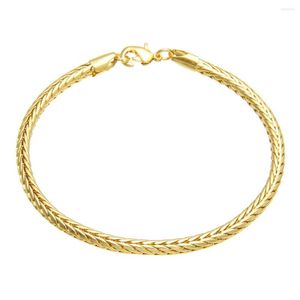 Braccialetti di collegamento Uomini alla moda Bracciale a coda di volpe Moda Hip Hop Colore oro / argento Catena a mano Fascino Regalo in metallo Gioielli Pulseira