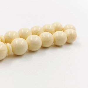 Armband Imitation Elfenorys Tasbih Beige Harts Misbaha 33beads Muslimsk armband Islamiska Eid -gåva Arabiska tillbehör Turkiet Fashion Jewelry