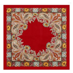 Sciarpe Summer Lady Sciarpa quadrata 2023 Bandana da donna Fascia per capelli Hijab a testa larga Avvolge in seta Scialle Fascia Foulard femminile