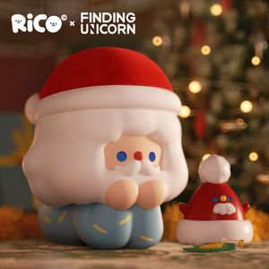 Caixa cega F.UN RiCO Happy Winter Days Series Caixa cega Kawaii Action Figures Mystery Christmas Gift Decoração de Natal Kid Toy 230625