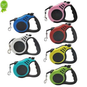 3 Meters Retractable Dog Lead Extendable Extending Training Leash Durable Walking Running Leads For Dogs Pet Products