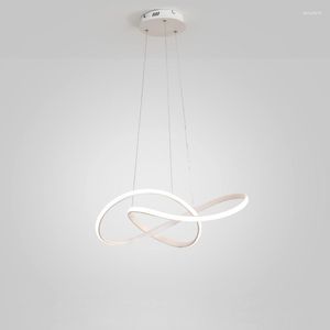 Hängslampor nordiska led hängande lampa kök ljusarmaturer moderna matsal loft upphängning heminredning inomhusbelysning svart vit