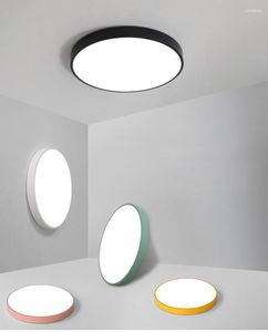 Taklampor LED -lampa Dimble vardagsrum badrummet moderna ljus plafon sovrum lampor fixturer runda