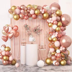 Party Decoration Balloon Garland Arch Kit Baby Shower Birthday Rose Gold Ballons Bachelorette Wedding Anniversary Baloon