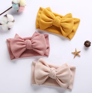 17X9CM Handmade DIY Large Butterfly Bow Baby Headband, Double Layer Waffle Pattern, Multiple Styles Available, Add More Charm to Your Little One's Look