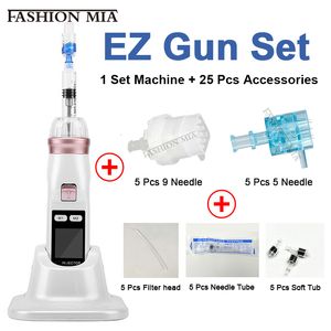Other Health Beauty Items Korea Water Mesotherapy Injector Gun Set High Pressure EZ Hydrolifting Device for Wrinkle Removal Face Lifting Skin Care Tool 230626