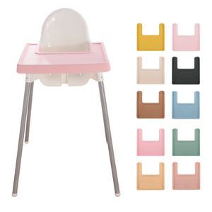 Koppar rätter redskap för barns barnstol placemat all-inclusive silikon bordsmatta baby matning tillbehör läcksäker lätt att rengöra BPA gratis 230625