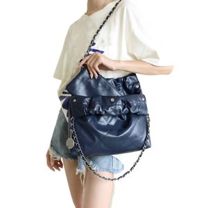 Designer 22bag Bag feminino de crossbody 10a de alta qualidade Moda de couro genuíno bolsa de ombro de grande capacidade bolsa bolsa de ladrão bolsa de compras bolsa de compras 37 cm com caixa