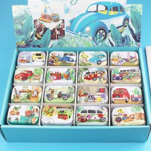 収納バッグ32PIECESLOT TIN BOX MINI SEALED JARパッキングボックスポータブルコインキャンディージュエリー缶コレクタブルディスプレイ230625