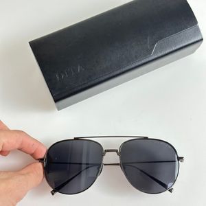 DITA-Sonnenbrille im gleichen Stil für Männer und Frauen in der Theke, Designer-Doppelstrahl-Metallbrille, Farbverlauf, UV-beständige Sonnenbrille