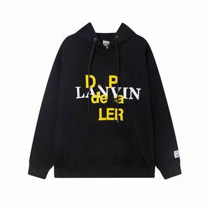 2023 Gallerys Designer Hoodie Erkekleri Kadın Hoodies Pullover Trailsuit Mektup Baskılı Crewneck Gevşek Uzun Kol Siyah Gri Beyaz Kapşonlu Sokak Giyim S-XL WI