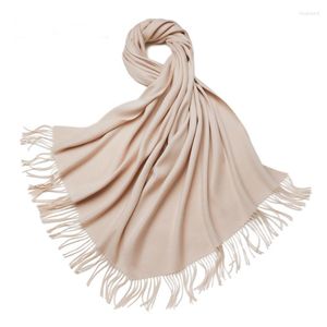 Scarves Factory Wool Scarf Women Winter Autumn Pure Woolen Men Shawl Wrap Long Female Cape Ladies Pashmina 200-70