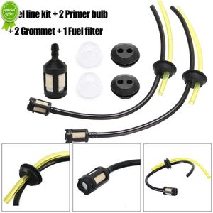 2set Fuel Line Filter Hose Pipe Tank Kit Line Trimmer Cutter For Brushcutters Gasoline Filter For Chainsaw Parts