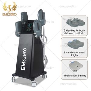 Vendita CALDA Neo DLS-EMSLIM Nova 14 Tesla ad alta potenza 4 RF Maniglie Hi-emt Body Sculpt EMS Muscolo Stimolare Emszero Machine