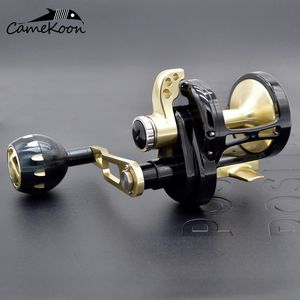 BAITCASTING REELS CAMEKOON High Hämtning Jigging Reel 30 kg Drag Power Leftright Handed Aluminium Frame Offshore Trolling Fishing Coil 230625