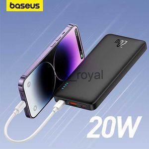 Cell Phone Power Banks Baseus Airpow 20W Bank 10000mAh Fast Charge bank for iPhone 141312 batterie externe J230626