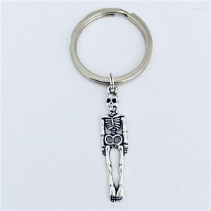 Nyckelringar Skull Keyring Skeleton Keychain Goth Gifts Human Body Gift Alternativ Halloween Anatomy Gift.