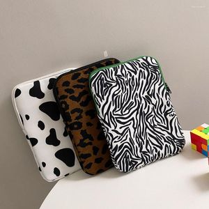 Bolsas cosméticas Capa de bolsa vertical Moda Proteção de canto Capa para notebook macia à prova de choque para 11 polegadas a 13,3