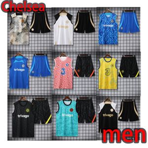 22 23 24 Sportkläder fotboll Vest Training Shirt 2023 2024 Tank Vest Kort ärmdräkt Sportkläder Män S-2XL