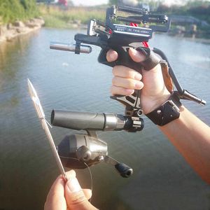 Bow Arrow Laser Slingshot G5 Outdoor Hunting Fishing Slingshot Catapult Compound Bow Can Shooting Arrows Powerful Sling Shot BoltHKD230626