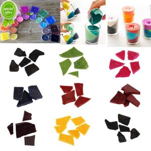 10g/saco Vela Tintura Chips Flocos DIY Cera Vela Tintura Pigmento Corante Não Tóxico Natural Para Parafina/Cera De Soja Tintura Artesanato