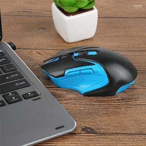 Mice 2023 1PC Game Mouse 2.4Ghz Mini Wireless Cordless Optical Gaming USB Receiver For PC Laptop Desktop Gamer1 Rose22