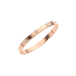 Designer charm New 3D Hard Gold Rose Bracelet Network Red Couple Snap Special Offer
