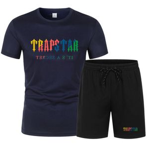 Herren-Trainingsanzüge, Sommer-Rabatt, Herren-Set, TRAPSTARS Sportswear, kurzärmeliges T-Shirt, Shorts, Y2k, Herren-Sportbekleidungs-Set, modisch, Y2k, 230625