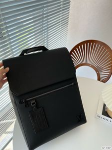 Zaino da uomo di qualità specchio 10A Borse a tracolla di lusso M21367 Zaini da decollo Borsa di design Borsa da viaggio in vera pelle nera Borsa da viaggio per computer Tote