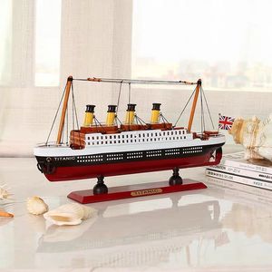 Conjunto de modelo Barco criativo Titanic Madeira Veleiro Modelos Artigos de decoração Náutica Home Decor Presentes Artesanato decoração lembrança 230625