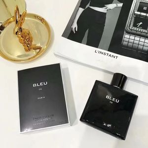 Man Fragrance 100ml Bleu Perfume Eau De Parfum Toilette Pour Homme Natural Spray Buon odore Long Time Lasting 3pcs Set Blue Man Colonia Spray Fast Ship