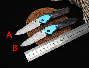 Новый складной нож Mini BM 945 в американском стиле с дамасским лезвием, ручки из алюминия и углеродного волокна 535 485 940 781 3400 9000 9400 945-221 EDC Инструмент Самооборона Охотничьи карманные ножи