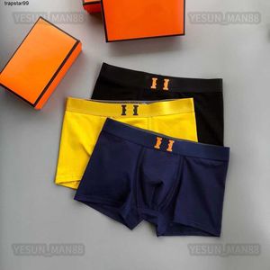 Designer Luxury Mens Classic Underwear Solid Color Boxing Pants Bomull