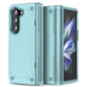 Defender Protective Phone Cases for Samsung Galaxy Z Fold5 Plastic TPU Hybrid Rugged Shockproof Cover without Screen Protector Army Green