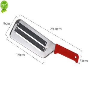 Stainless Steel Cabbage Slicer Onion Slicer Double Slice Blade Vegetable Slicer Slicing Fish Scale Cleaner Kitchen Manual Cutter