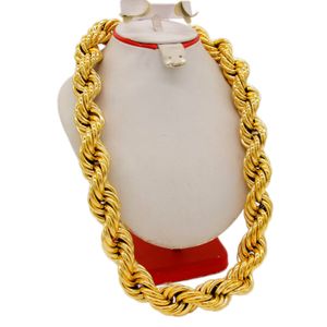 Collane con ciondolo Adixyn Fashion Exaggeration Wide Twisted Singapore Chain per gli amanti Colore oroRame Collana sottile Gioielli Festa di nozze G09141 230626